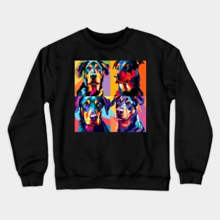 Beauceron Pop Art - Dog Lover Gifts Crewneck Sweatshirt